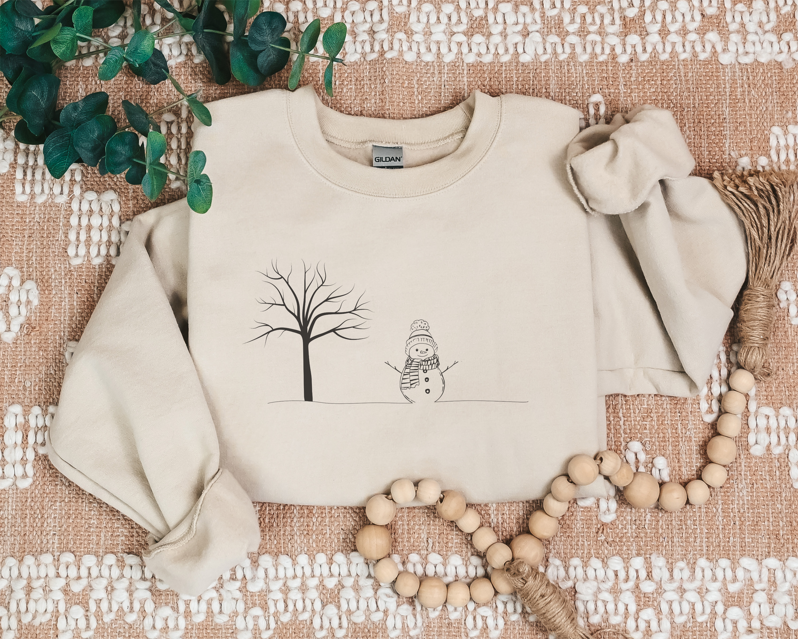 christmas snowman sweatshirt, holiday winter crewneck jumper, cute xmas tree top, unisex pullover, festive apparel